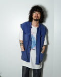 euro fade cutoff vest