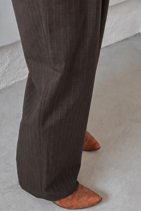 【m’s braque】TUCKED BAGGY PANTS