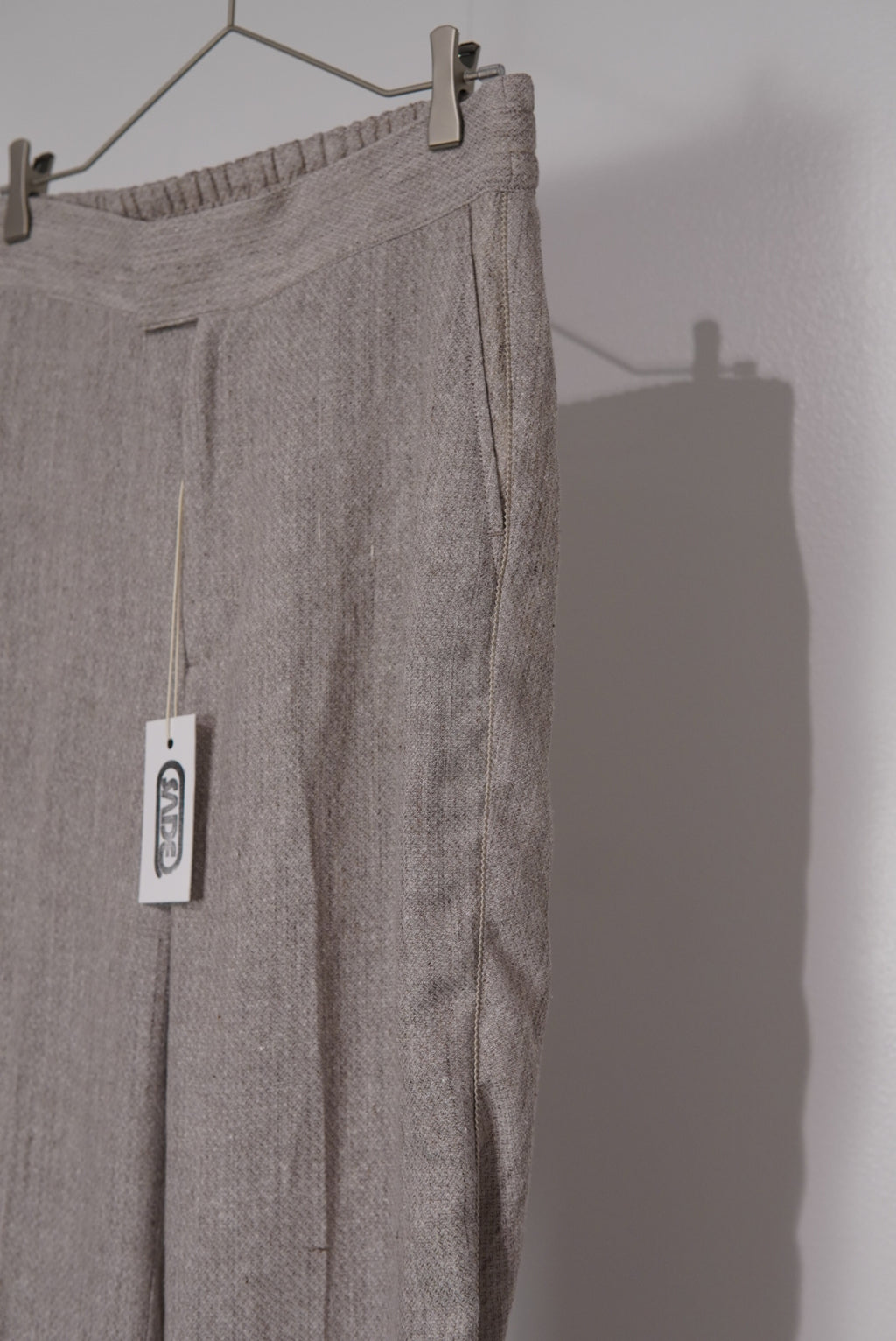 【SADE】Silk-Linen Flare pants