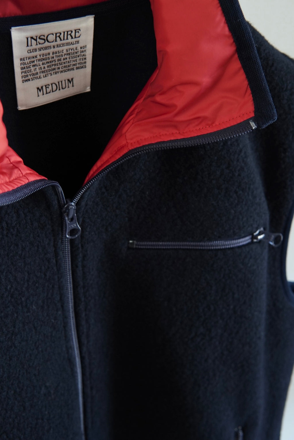【INSCRIRE】Fleece Vest