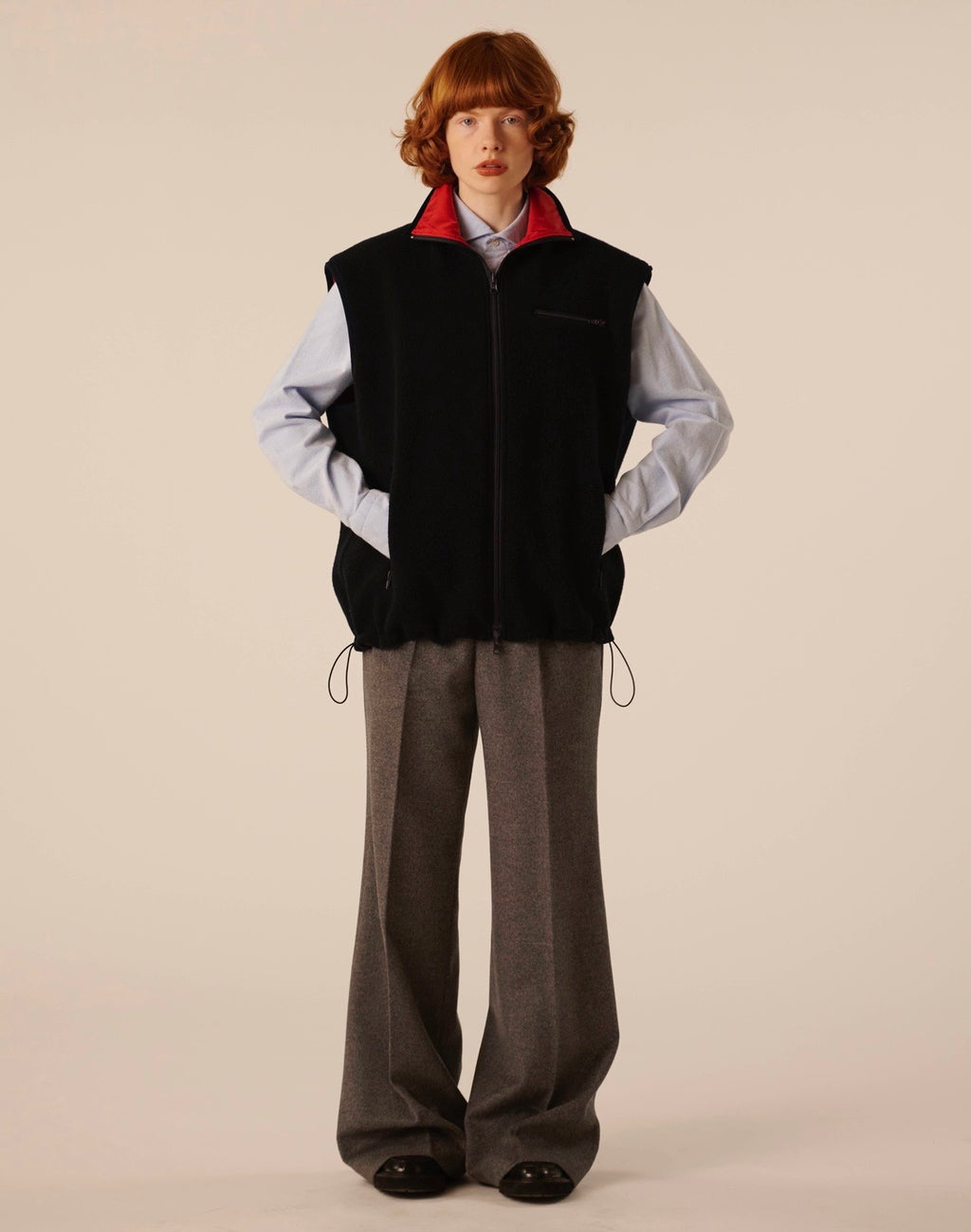 【INSCRIRE】Fleece Vest