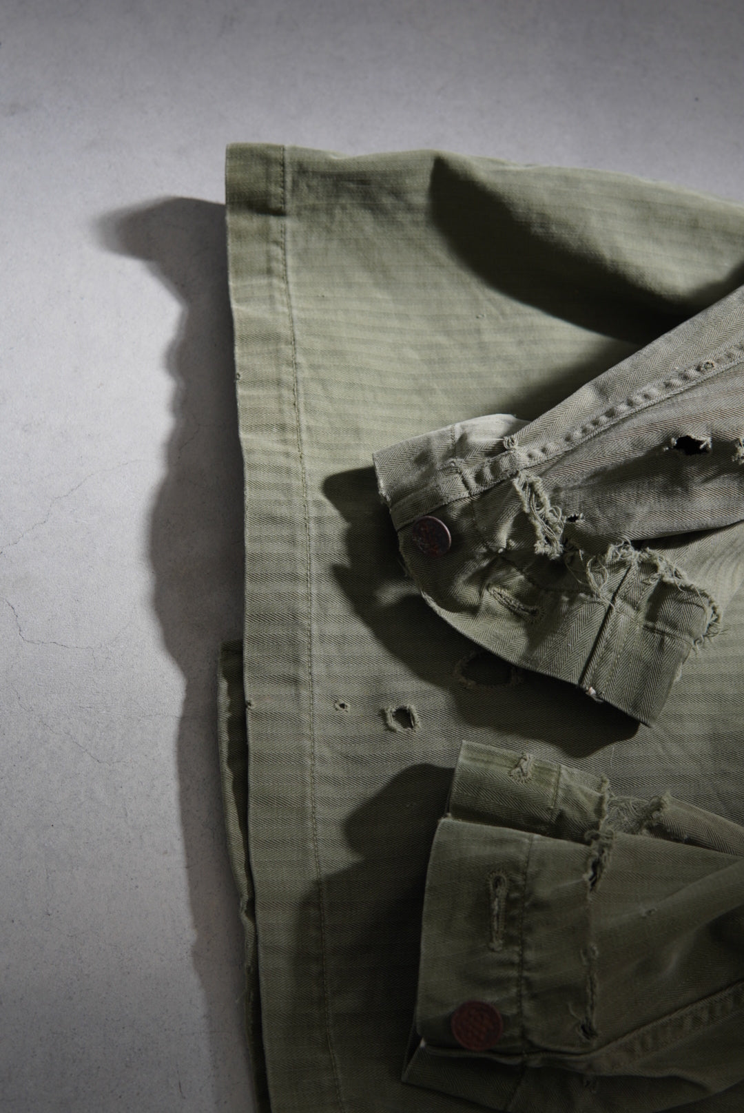 40s Distressed US.Army M-43 HBT Jacket