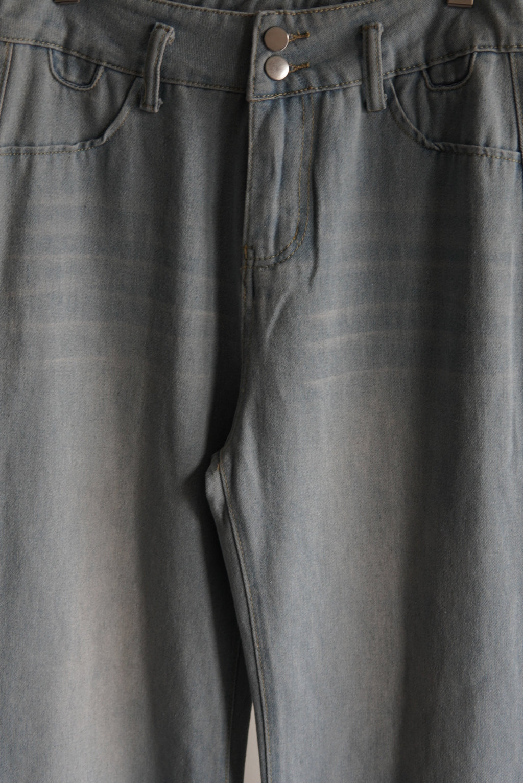 Unknown Light Wash Wide Flare Denim