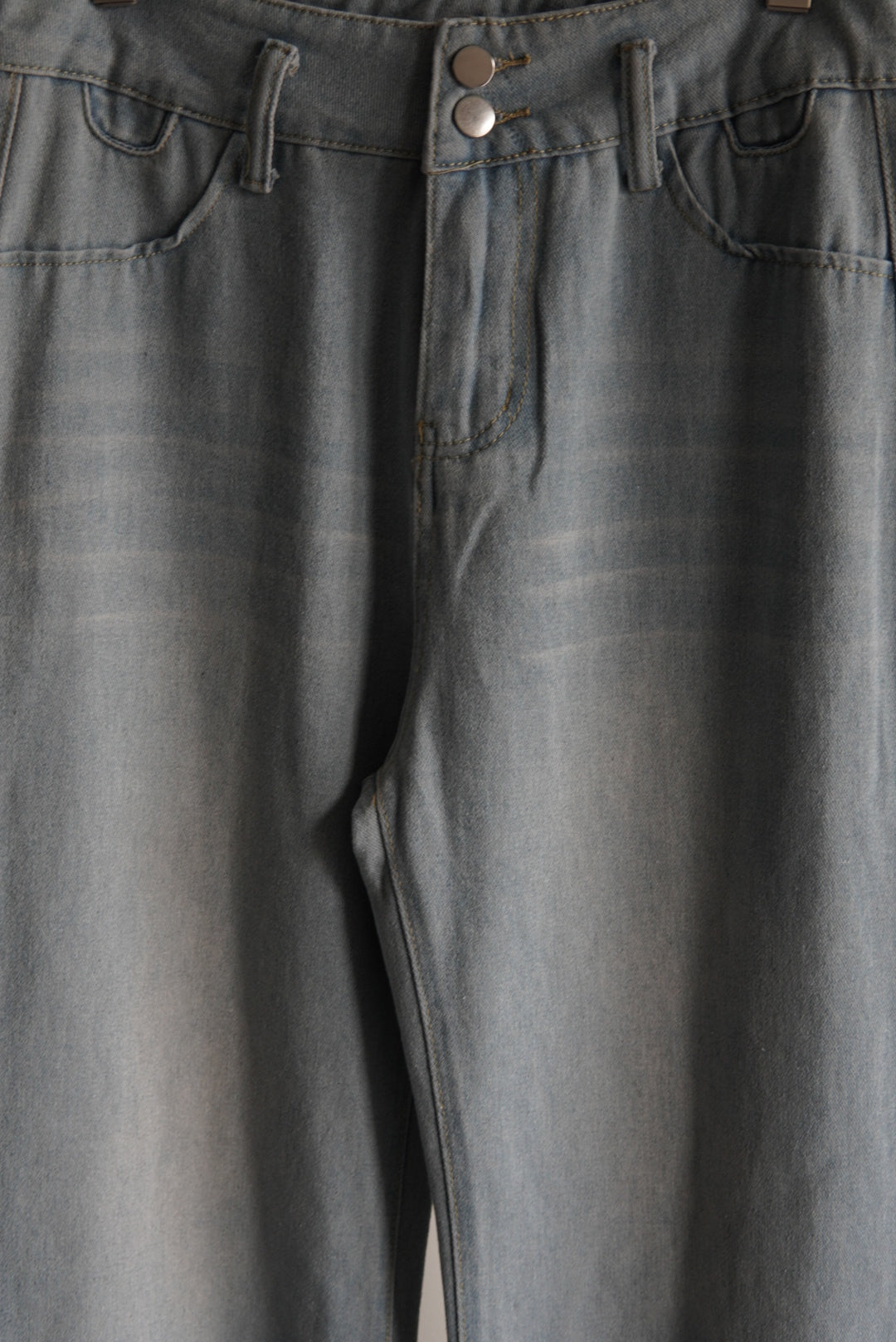 Unknown Light Wash Wide Flare Denim