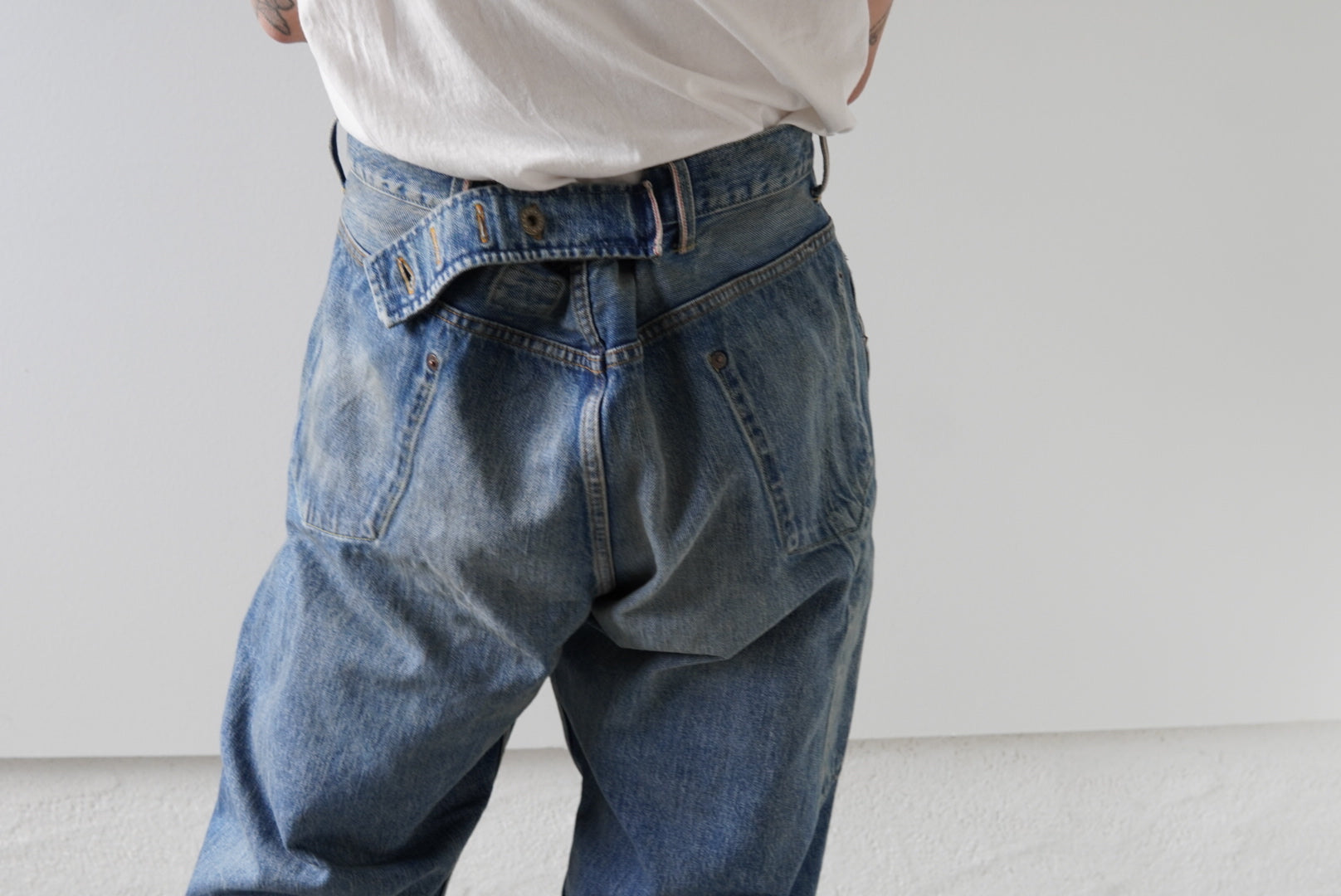 CCGA01UNI-B SELVEDGE DENIM (USED FINISH)