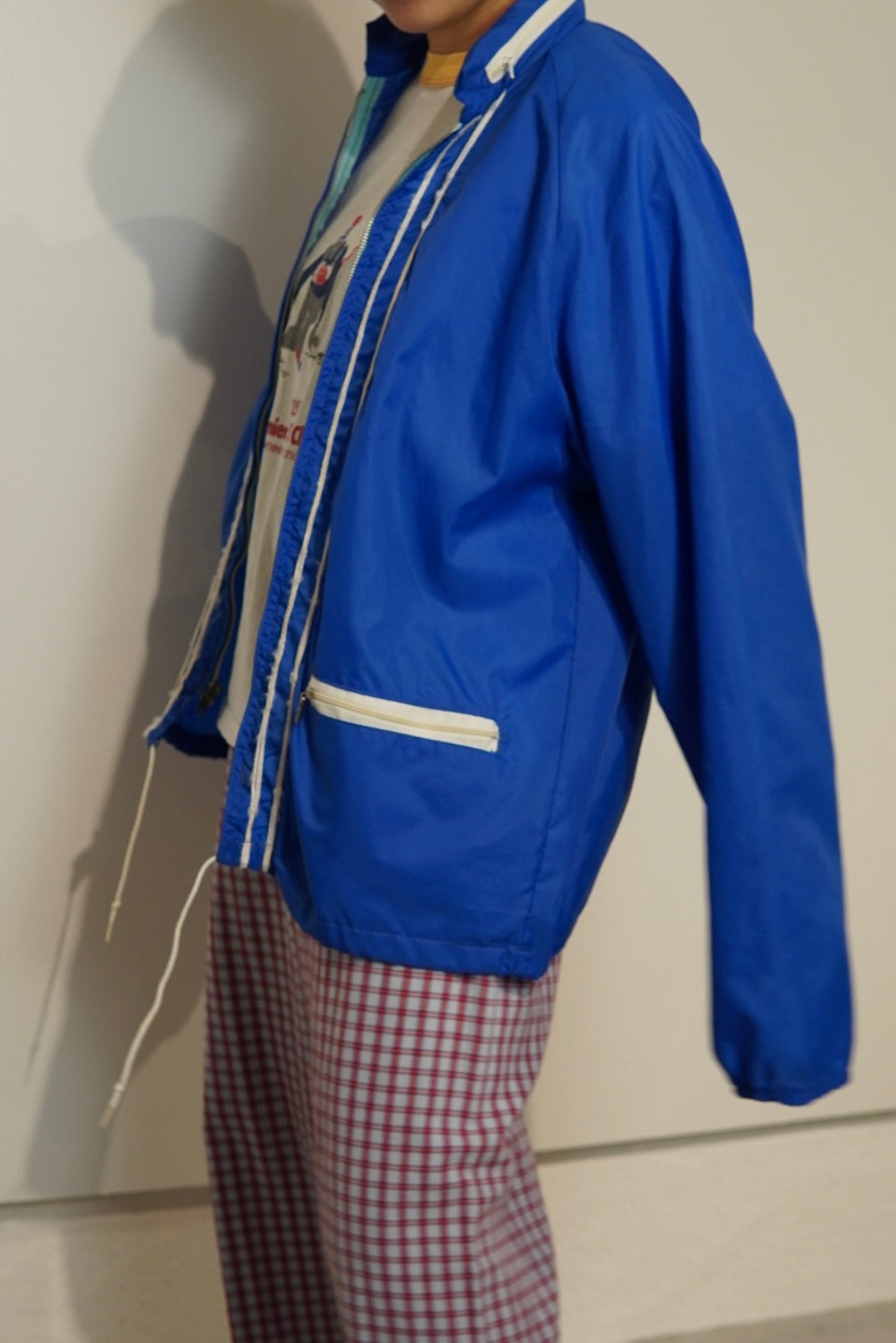 used zip-up blouson