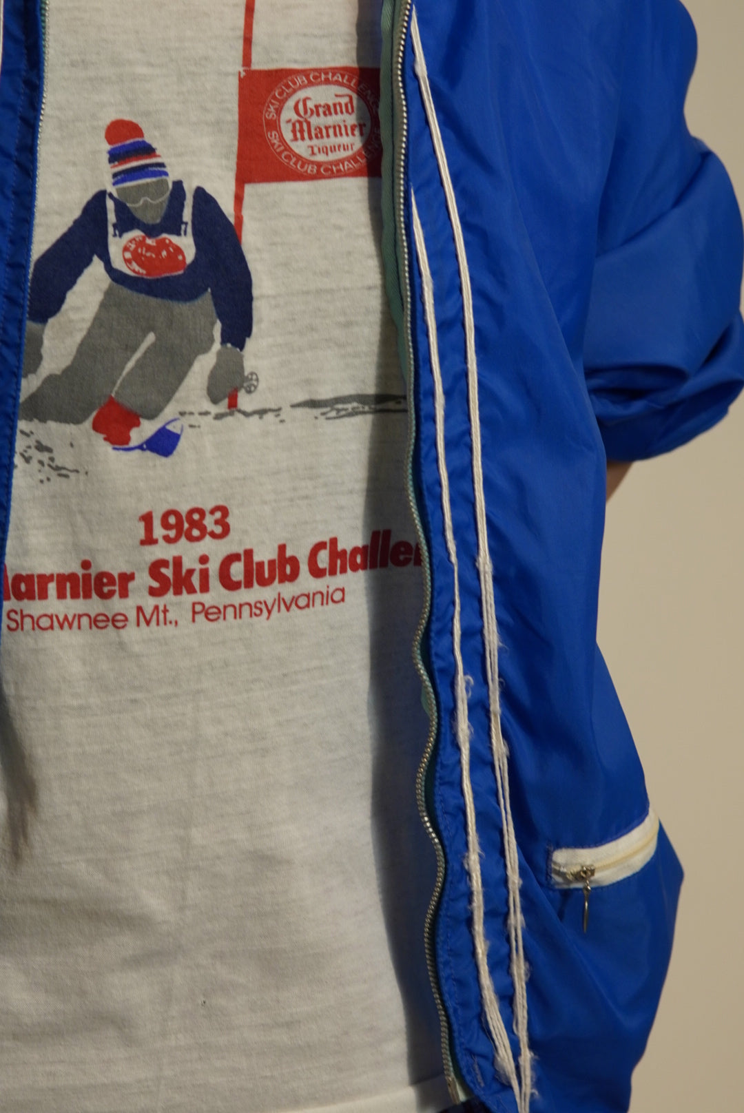 used zip-up blouson
