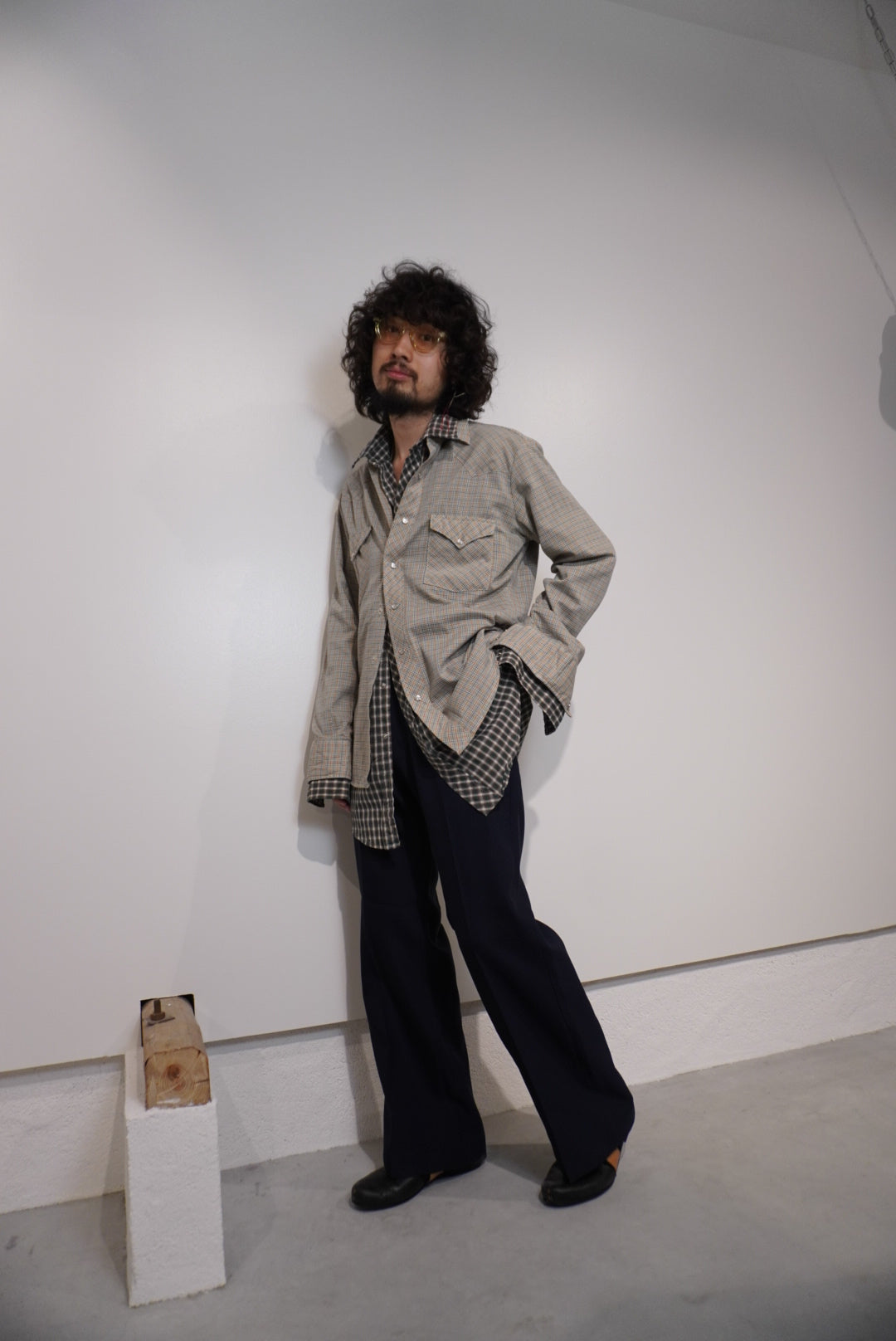 80s flare slacks