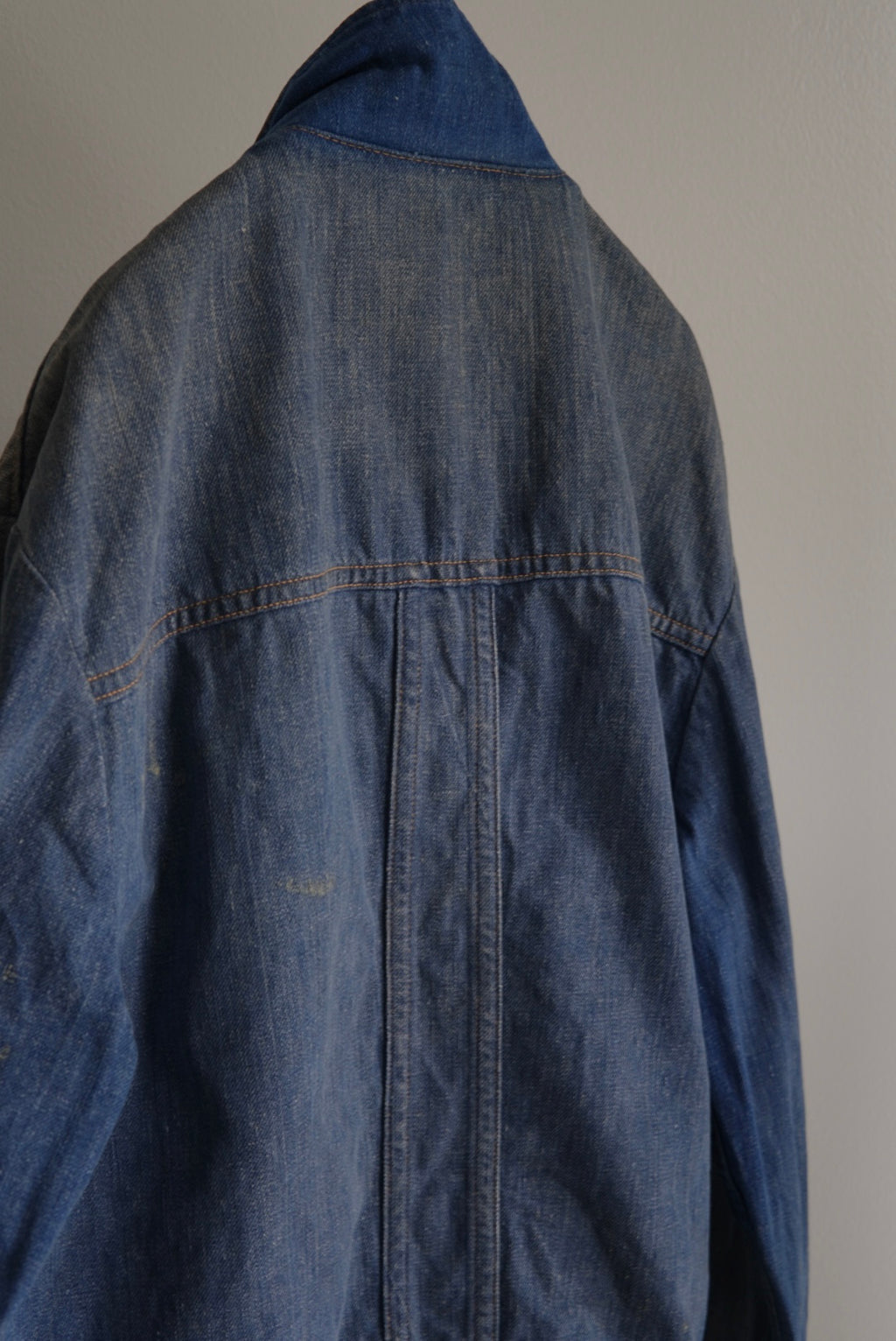 Faded Denim Short Jacket