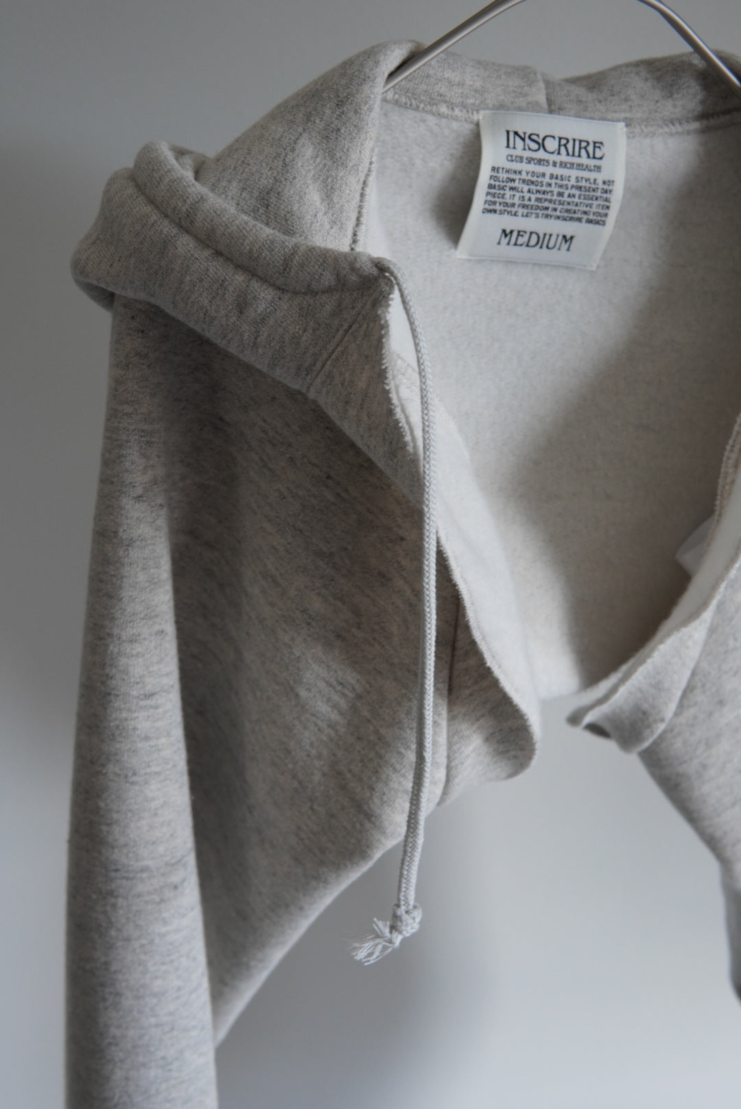 【INSCRIRE】Bolero Hoodie