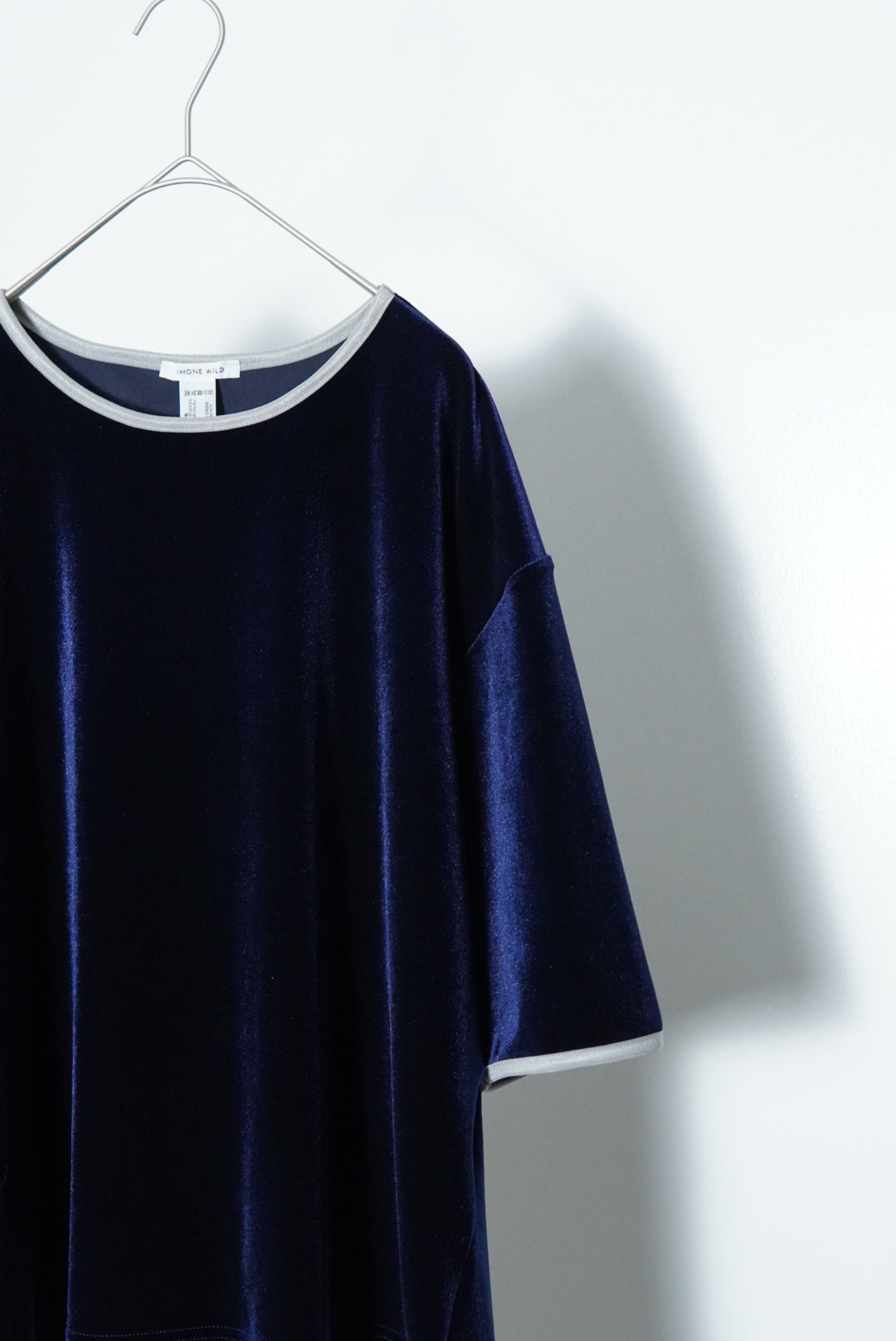 【SIMONE WILD】VELVET OVERSIZE TEE