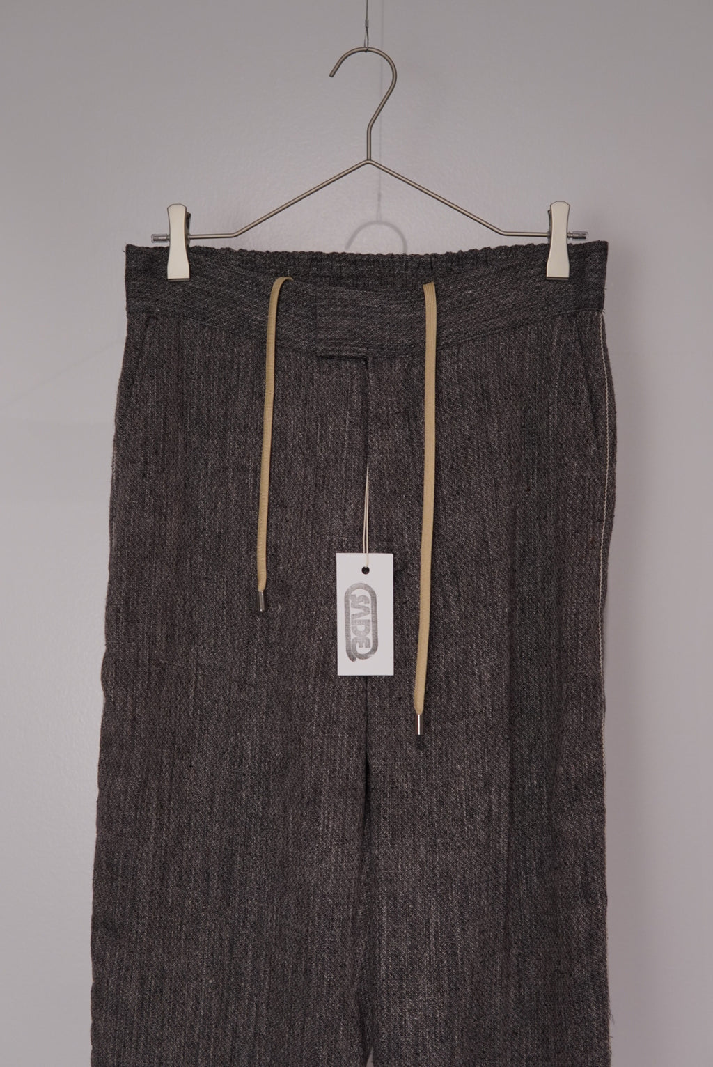 【SADE】Silk-Linen Flare Pants