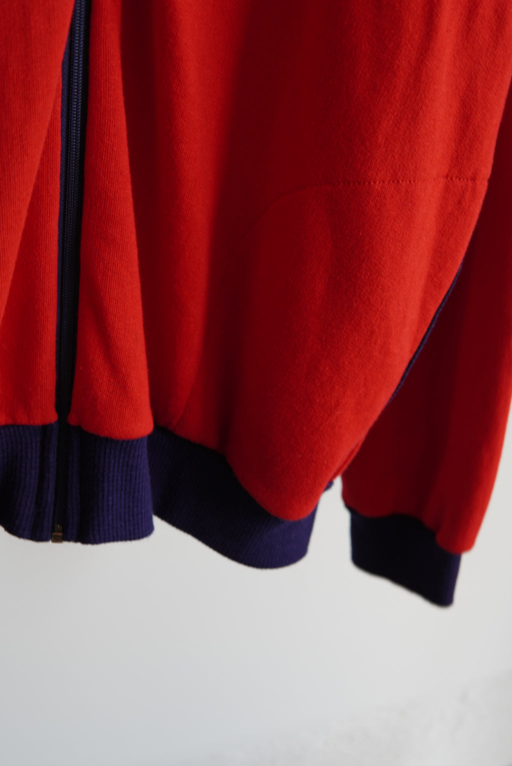 Color Block Zip-Up Sweat