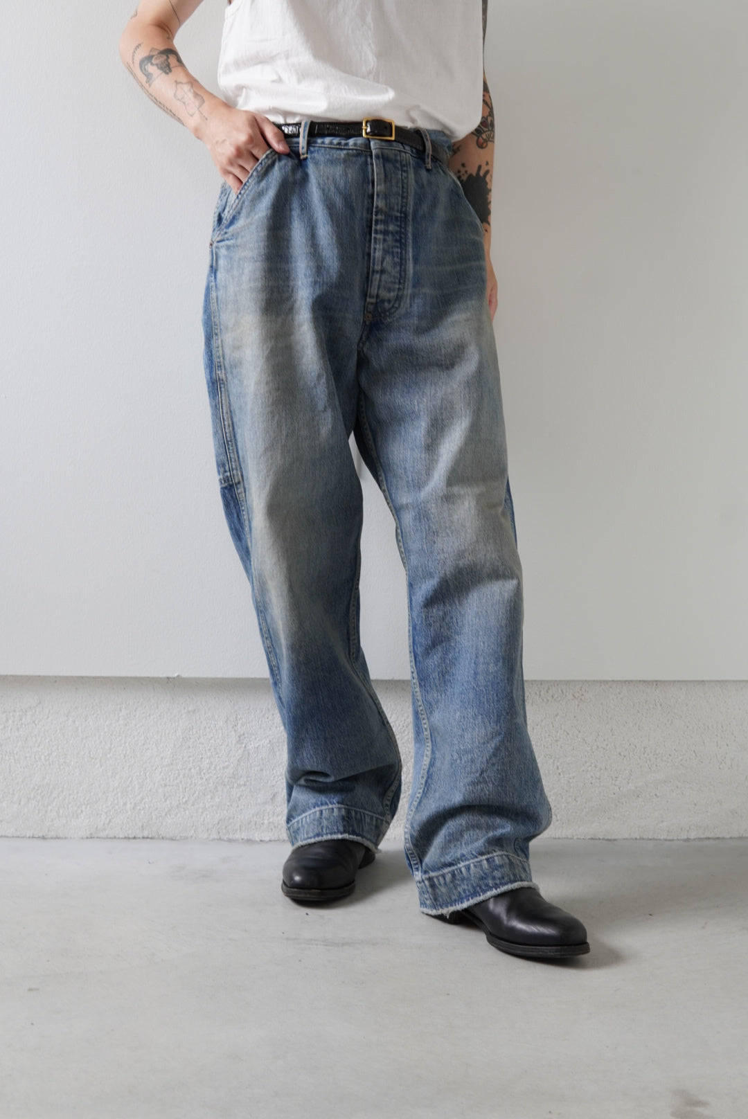 CCGA01UNI-B SELVEDGE DENIM (USED FINISH)